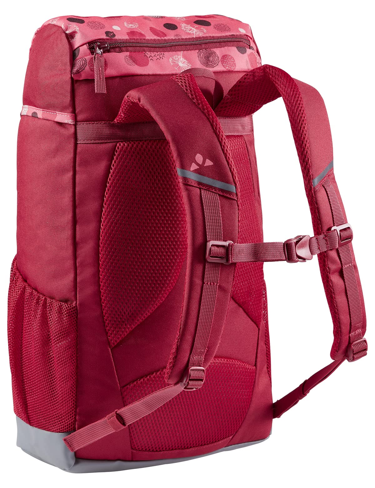 VAUDE Kinderrucksack Mädchen Puck 10L Wanderrucksack mit Regenhülle parrot green/eclipse