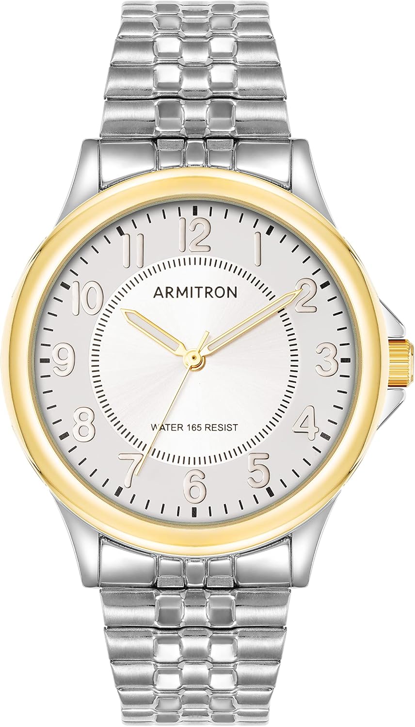 Armitron Men's Metal Expansion Bracelet Watch, 20/5568