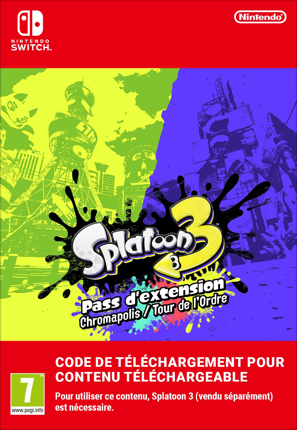Splatoon 3 Pass d'extension | Nintendo Switch – Code jeu à télécharger