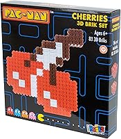Vista 5 de Strictly Briks Pac-Man & BANDAI NAMCO Entertainment Inc Artículo de cerezas Pac-Man - 83 piezas de construcción 3D Briks 2D