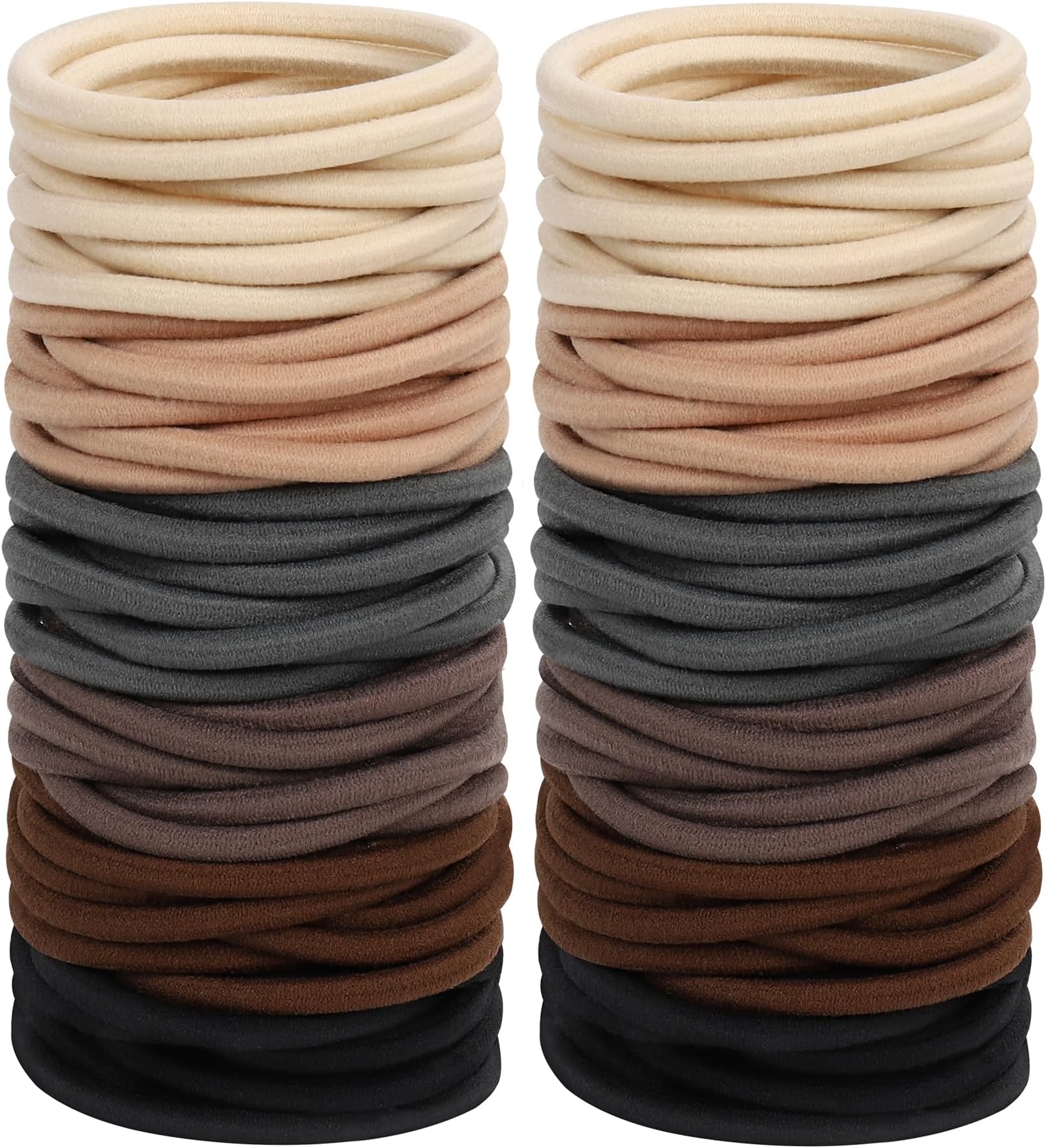 ADRIONE Hair Ties No Damage 150 Pack Hair Elastic Bands