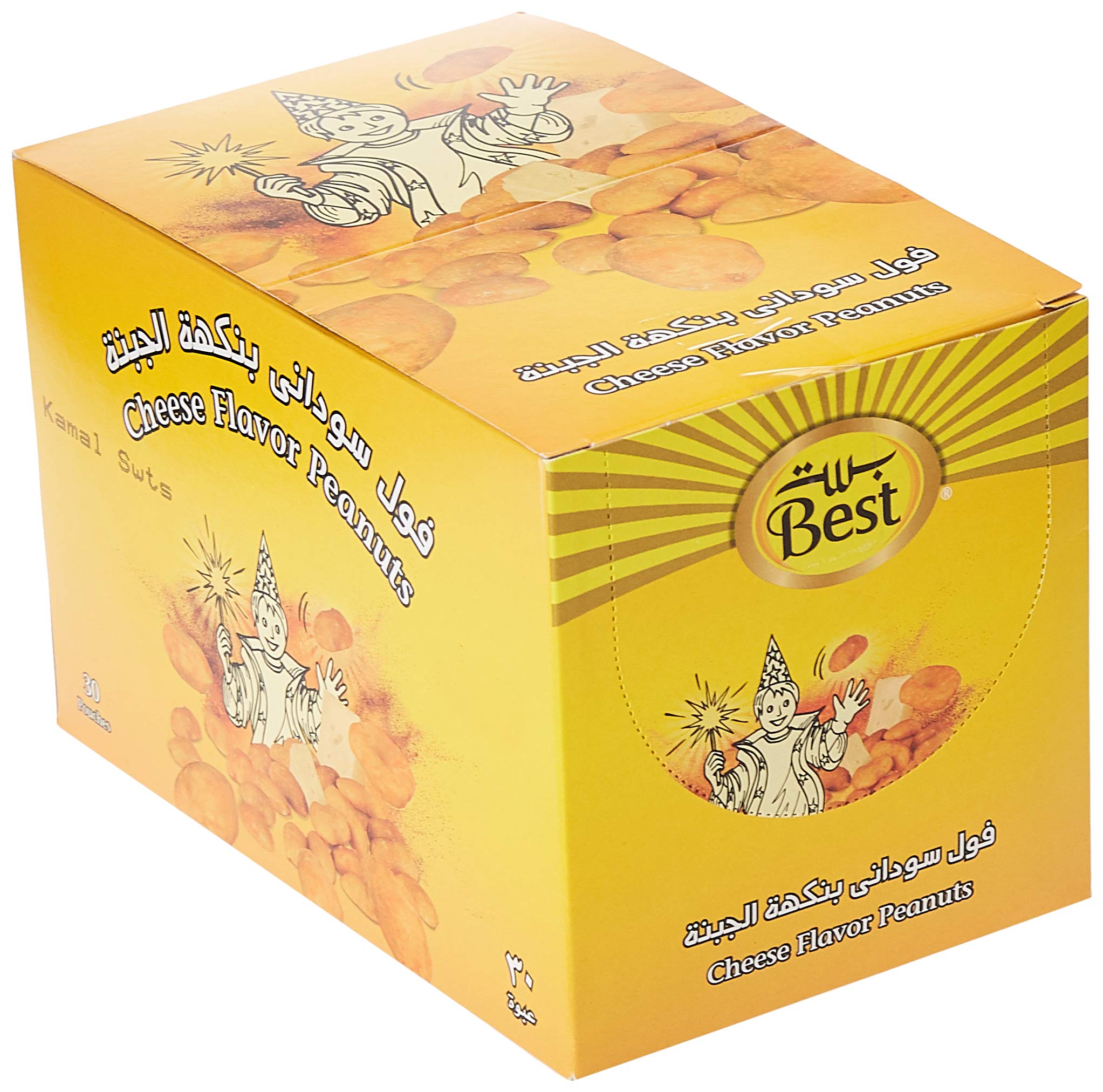 BEST PEANUTS CHEESE 13GM BOX 30PCS