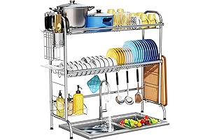 HOWDIA Above Sink Drying Rack for Kitchen Counter