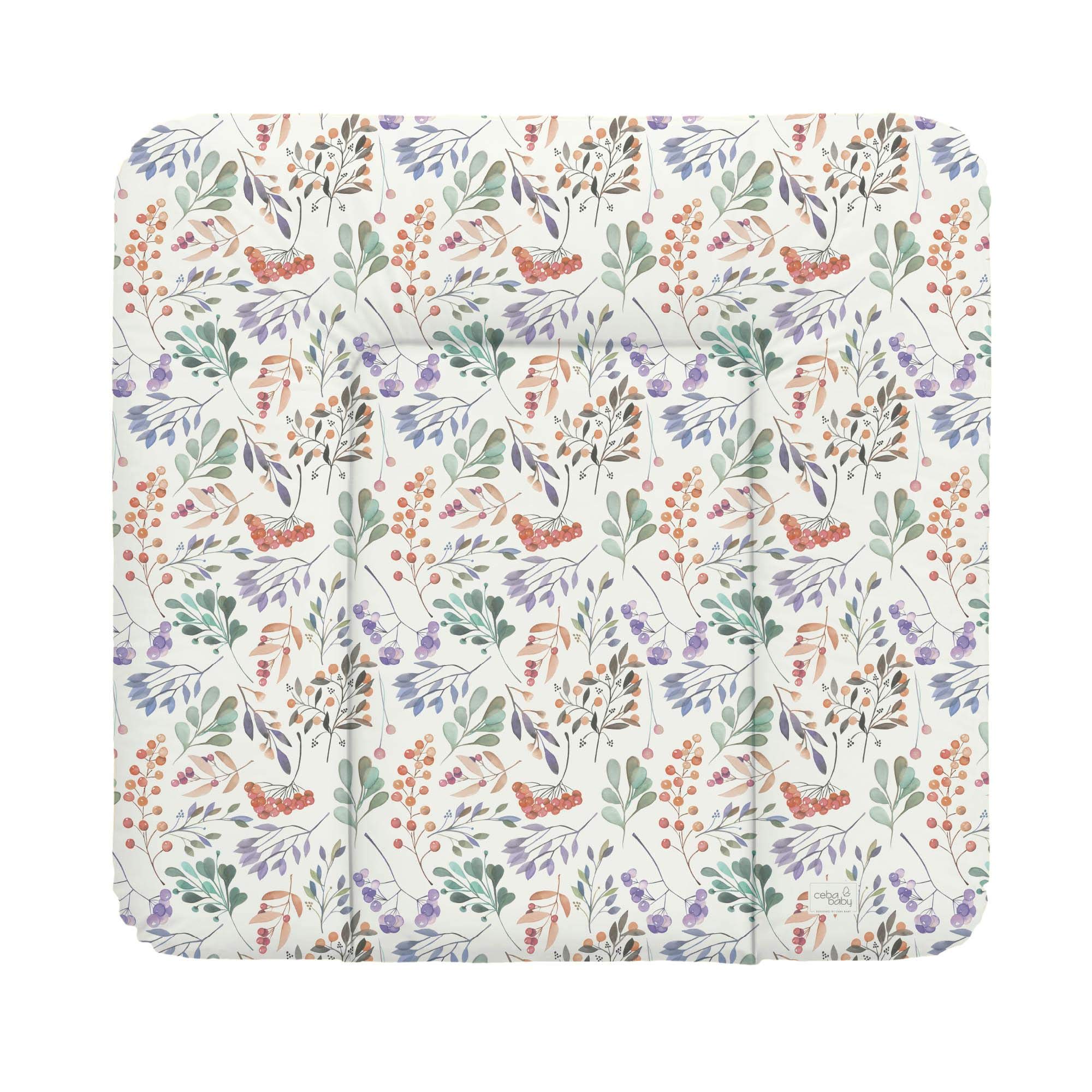 Ceba Baby® Wickelauflage 75x72 cm – Weiche Wickeltischauflage für Jungen & Mädchen – Wasserdicht & Abwaschbar – OEKO-TEX® 100 – Made in EU - Rowanberry