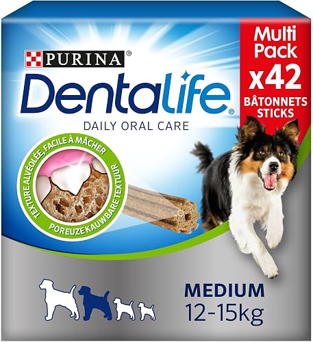 DENTALIFE Medium Multipack - 42 golosinas para Masticar para Perros medianos - 9