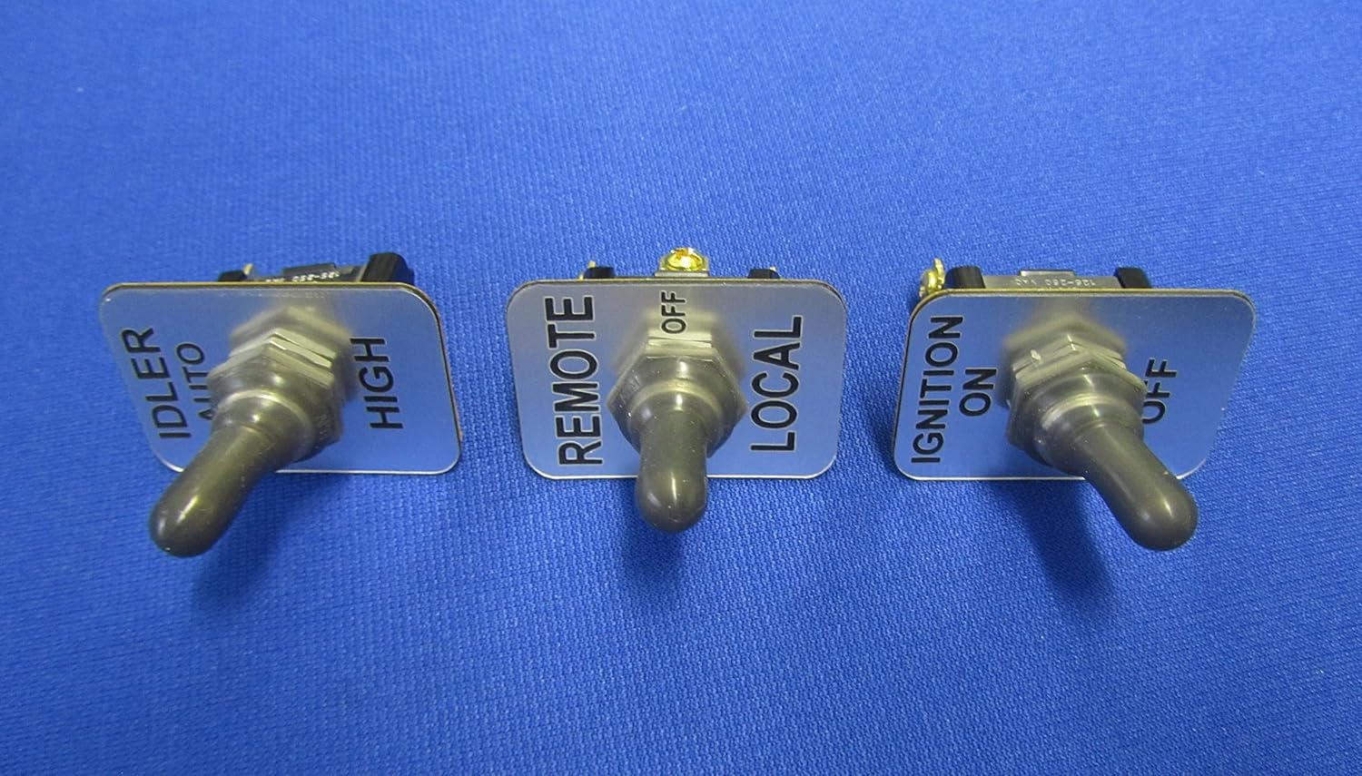 Lincoln Rig Welder Sa200 250 Toggle Switch APM Hexseal & Silver Legend Plates