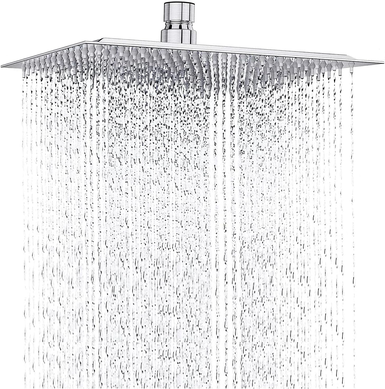 12 '' Fixed Shower Head Square Rainfall Shower Head Stainless Steel