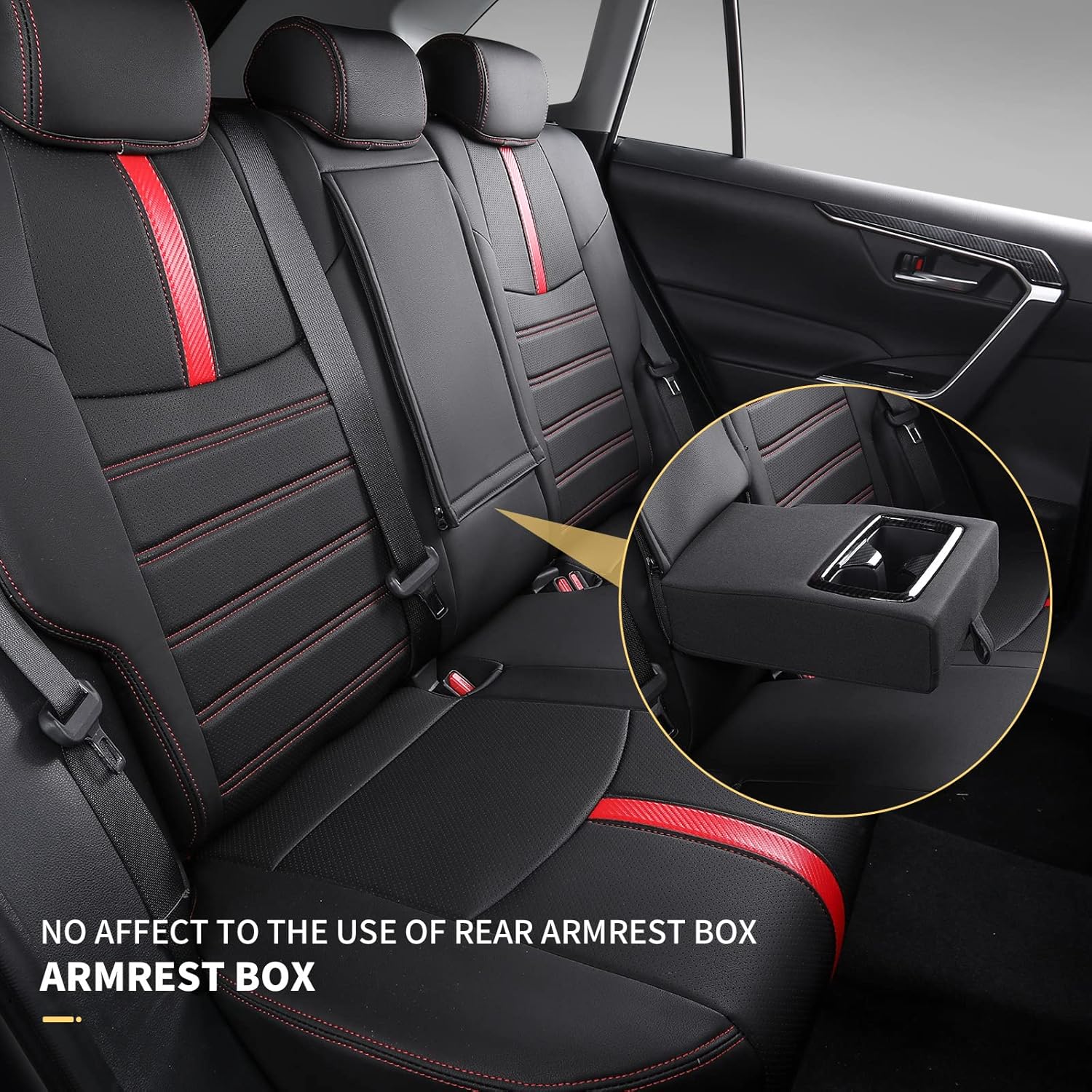 Buy PTYYDS Fit 20212022 Toyota Venza Seat Covers Front and Rear PU Leather Seat Covers for