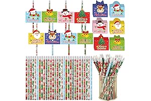 72-Piece Christmas Stationery Set for Festive Cheer