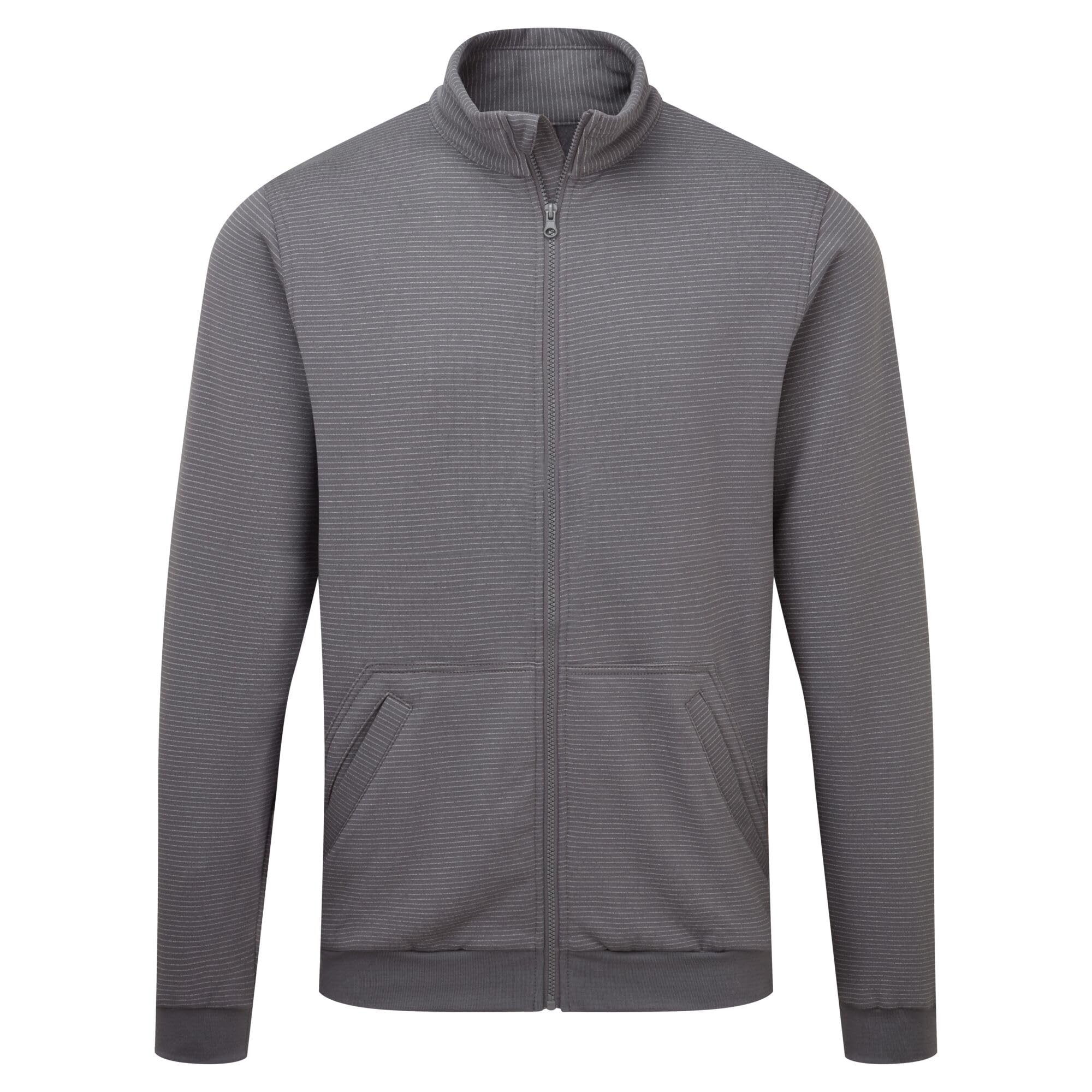 Portwest Grey Anti-Static Esd Zip Sweatshirt - Zoom - Large