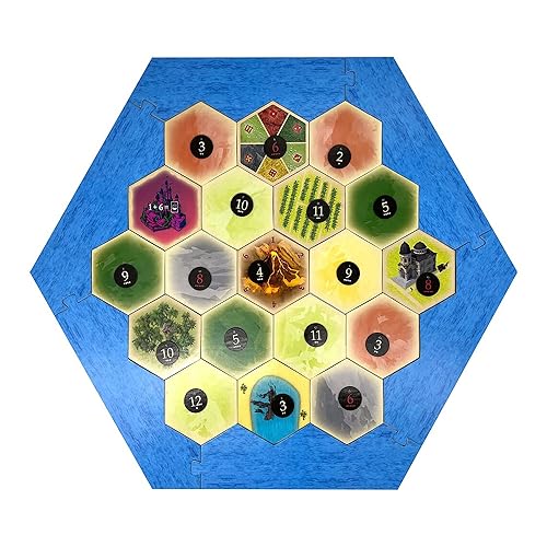 Miniatura 3 de Lost Jungle Hex Scenario compatible with Catan's Settlers of Catan, Seafarers, Cities and Knights and Catan Expansions