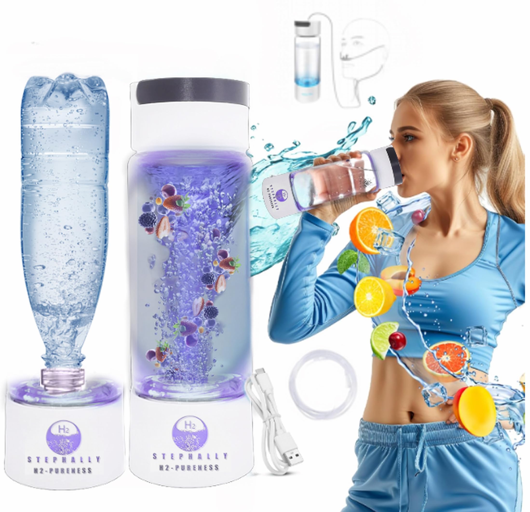 Waterstofwaterfles