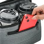WRINGKIT 2 Porte-bagages pour valises, porte-gobelets de voyage à main libre, porte boisson portable Caddy, porte boissons à valises Porte-boissons, accessoires de transport Cadeaux pour les agents de bord