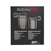 Vista 3 de BaBylissPRO LimtedFX Collection - Afeitadora doble y individual de aluminio Gunmetal, 1 unidad