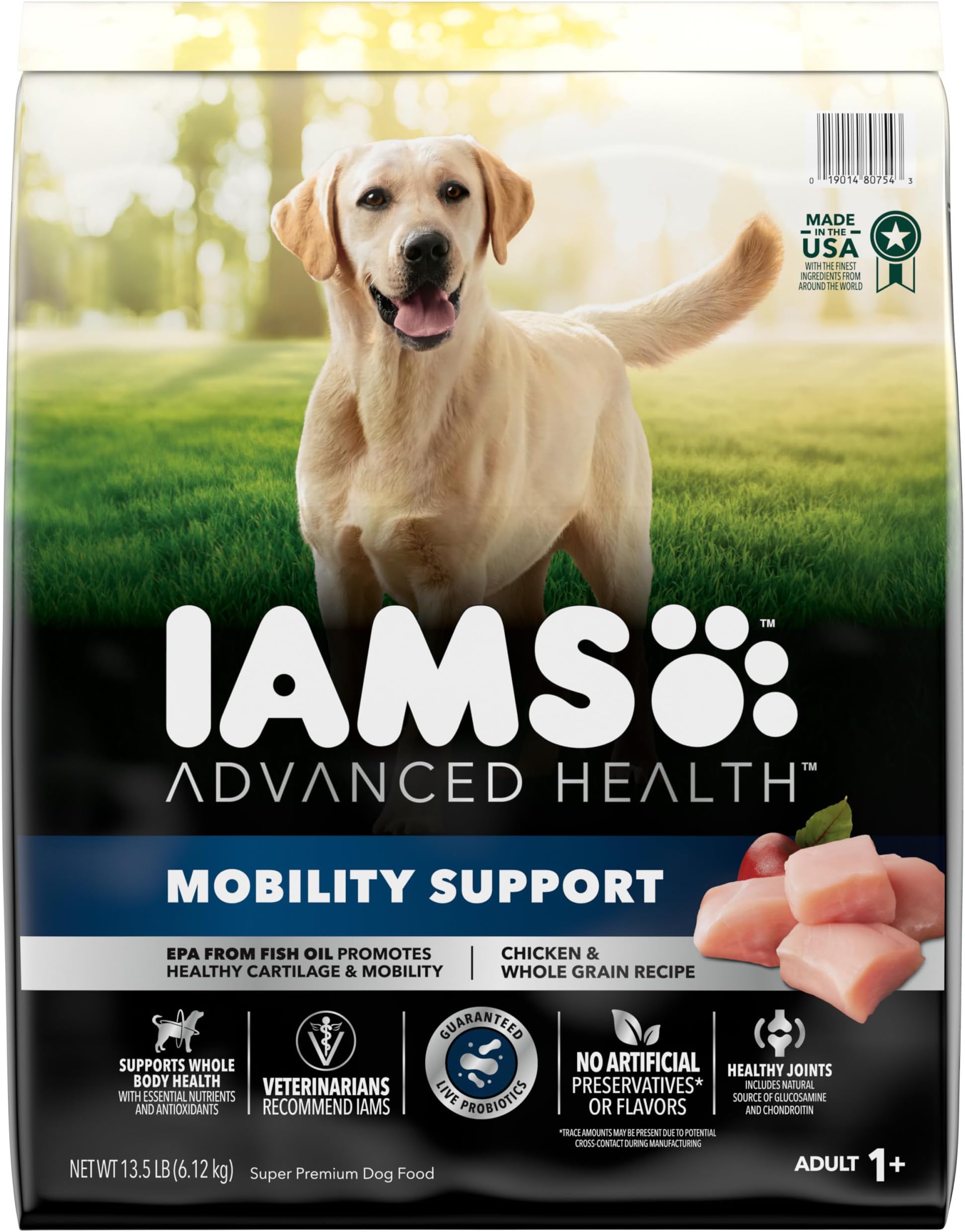 Iams Large Breed ProActive Dry Dog Food 15 lb Pet Supplies