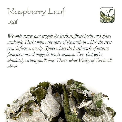 Miniatura 6 de Té orgánico de hoja de frambuesa roja - Té de hojas sueltas de frambuesa para el embarazo - Té de frambuesa para el embarazo Té de hoja de Erry rojo