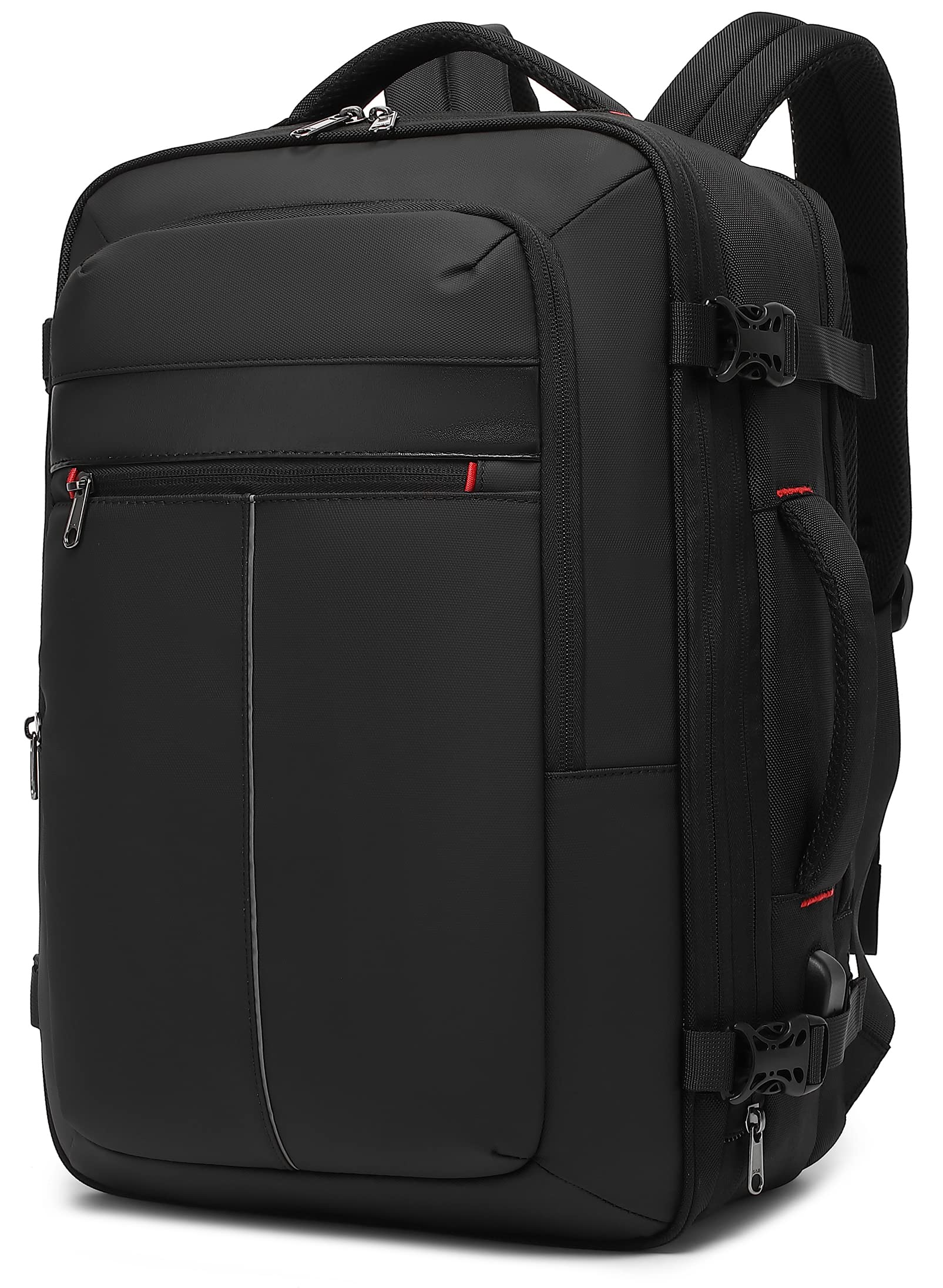 ARLRICH 17.3 Inch Travel Laptop Backapck Expandable Large Computer Bag with USB Charging Port Business College Bookbag for Men Wen