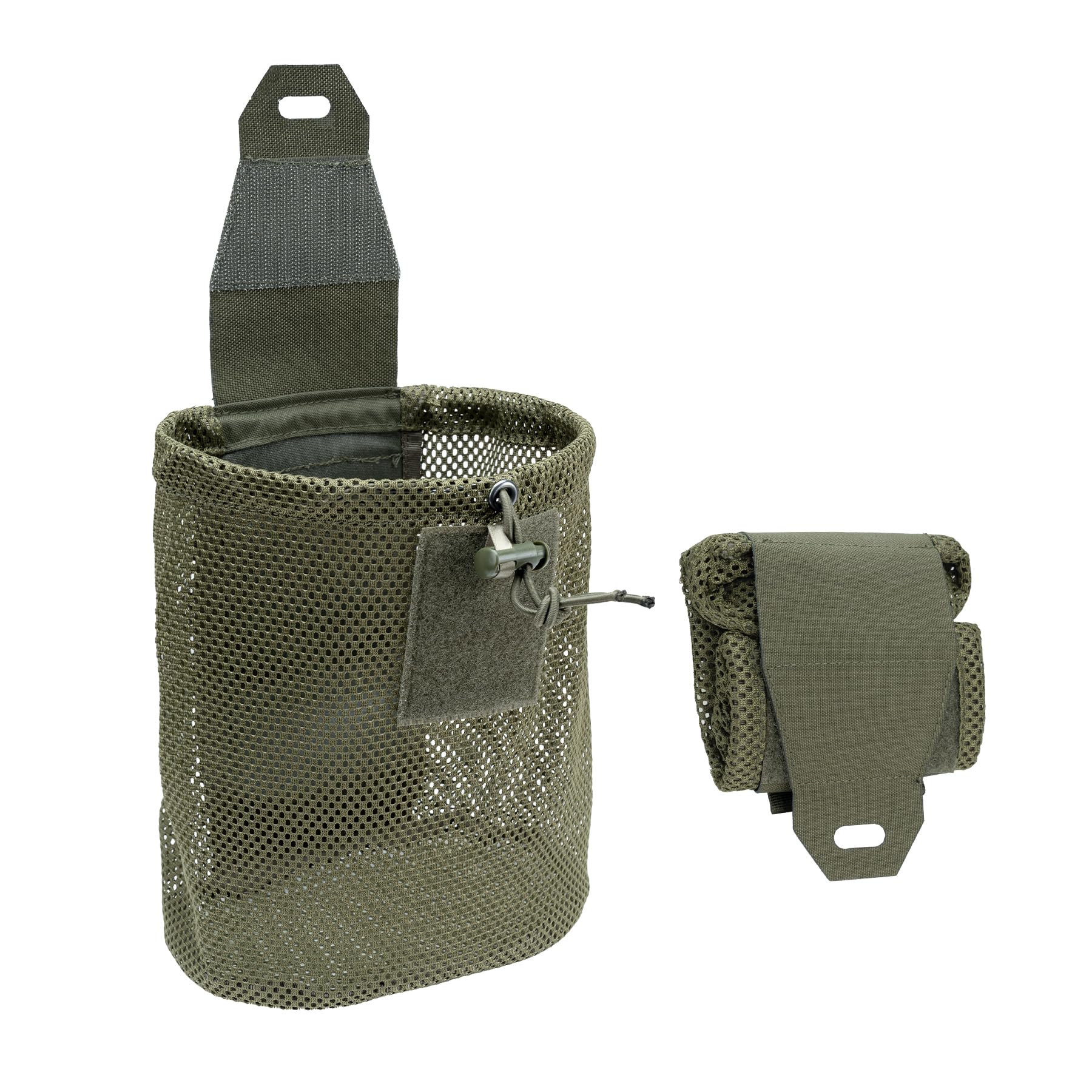IDOGEAR Pochette Tactique Verte pliable et adaptable pour randonnée