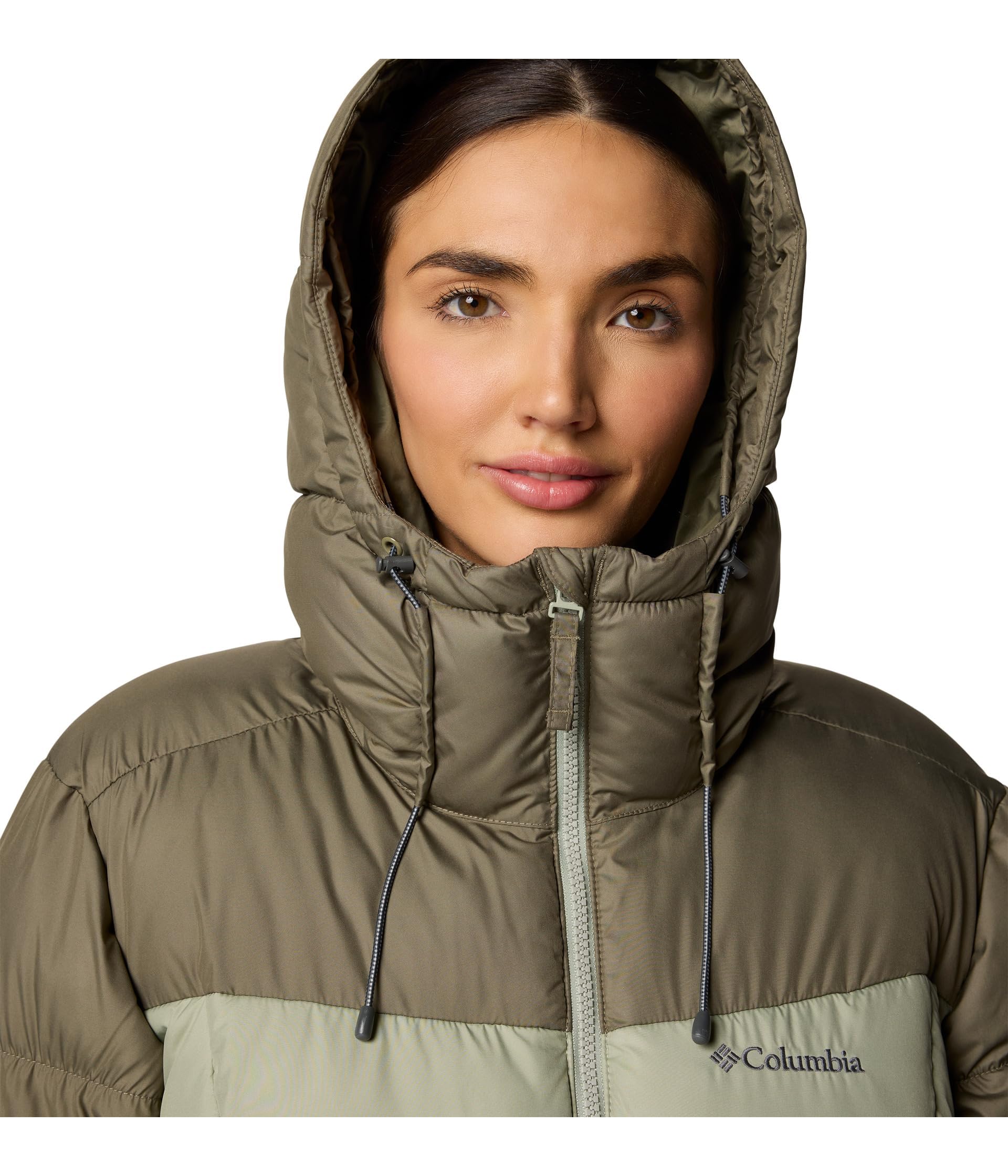 Columbia Women's Pike Lake II Insulated Jacket, Stone Green/Safari Columbia Women's Pike Lake II Insulated Jacket, Stone Green/Safari