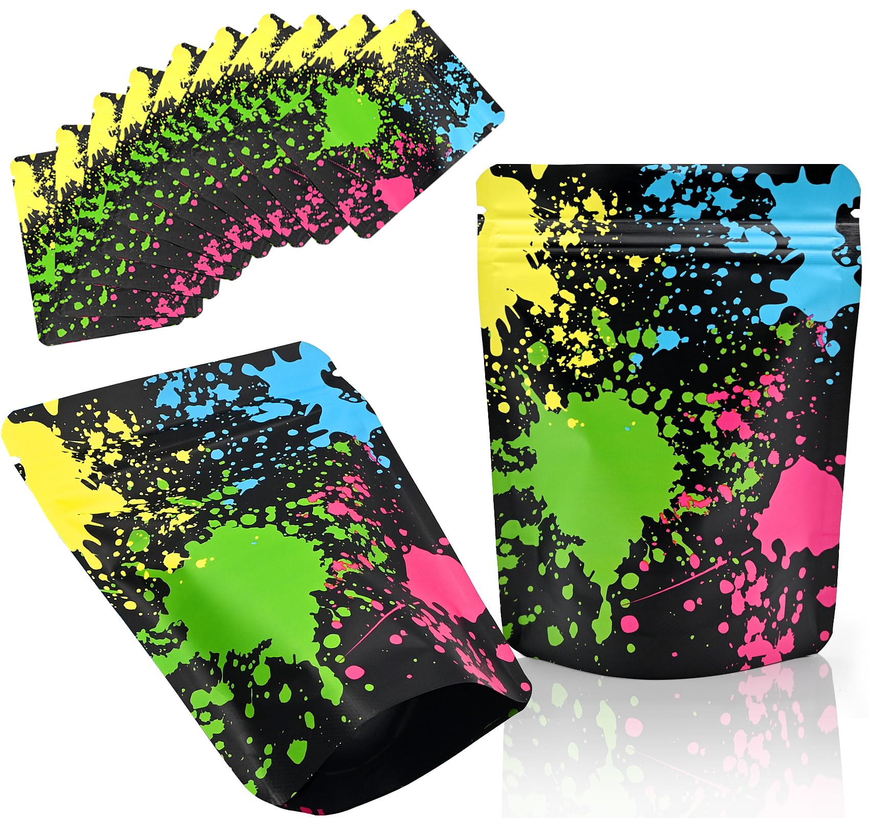 Sac en Mylar noir 9x12 cm x50 pour conservation de bijoux et aliments