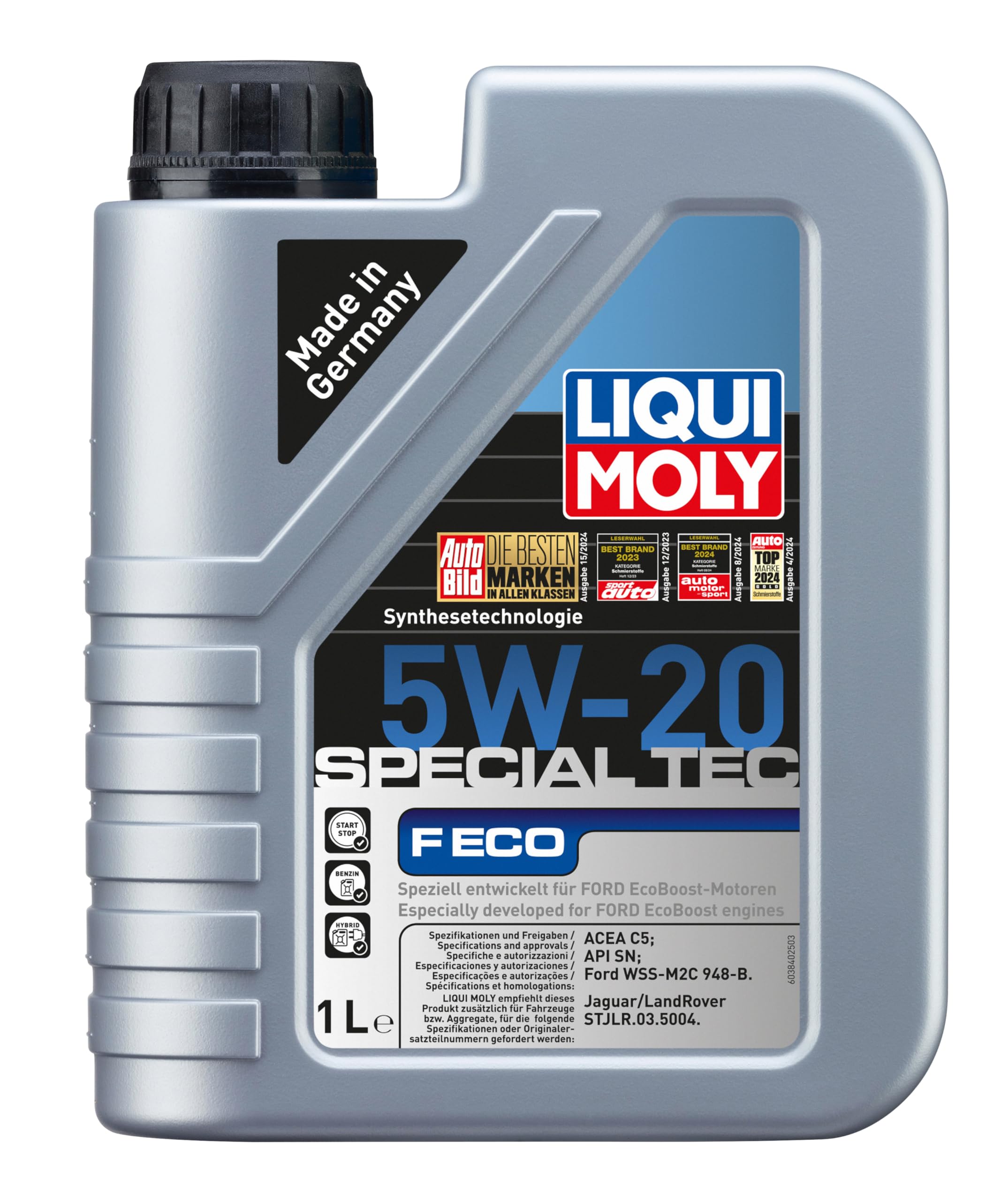 Liqui Moly Special Tec F ECO 5W-20 | 1 L | Synthesetechnologie Motoröl | Art.-Nr.: 3840