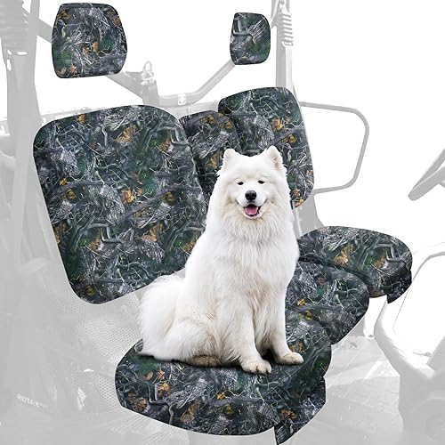 StarknightMT Funda de asiento UTV Defender  Fundas de asiento impermeables a prueba de polvo compatibles con Can Am Defender DPS MAX 6X6 PRO