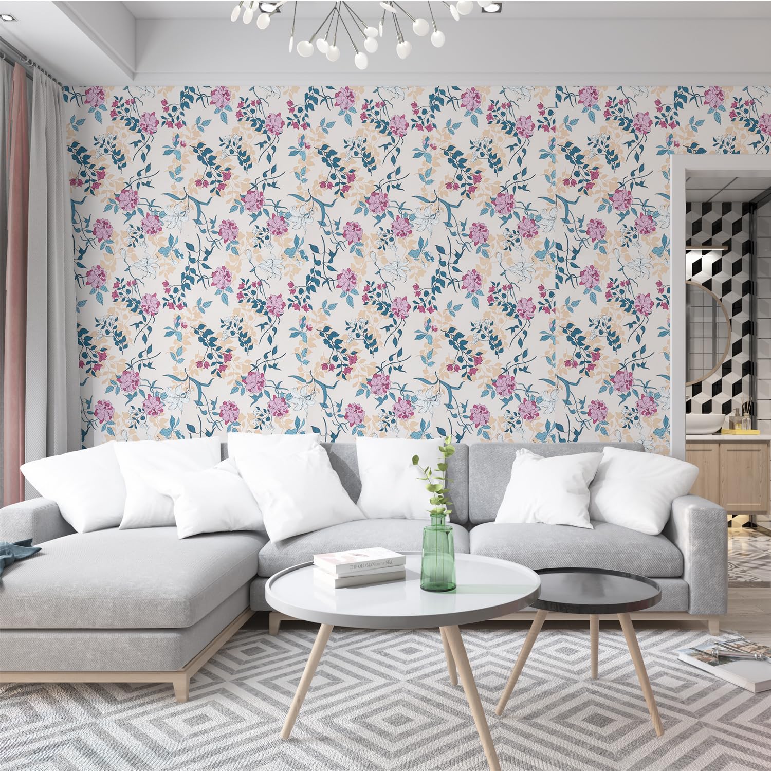Wollzo Multicolour Decorative Wallpaper (45 X 1000 cm) (B0D73SJPRR) Amazon Price History, Amazon Price Tracker