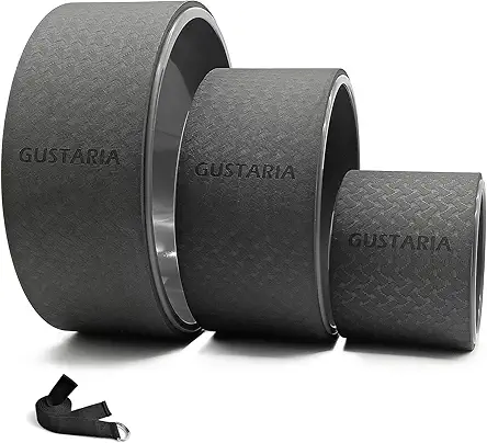 Yoga Wheel Set, Sports Yoga Wheel Roller for...