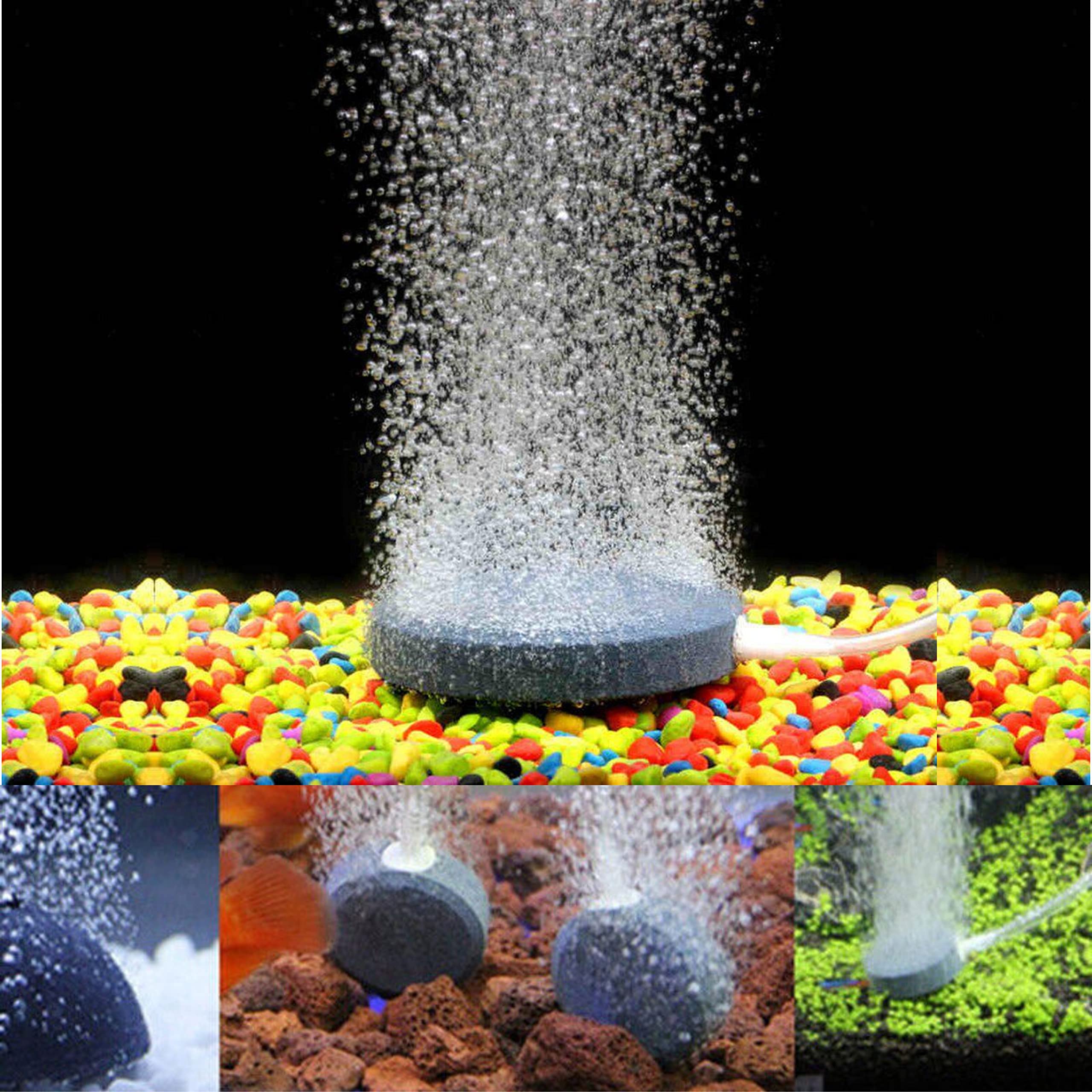 10Pcs Air Stone Cylinder Bubble Diffusers For Aquarium - 0.8 Inch, For Nano Pumps, Small Fish Tanks & Buckets - View #3