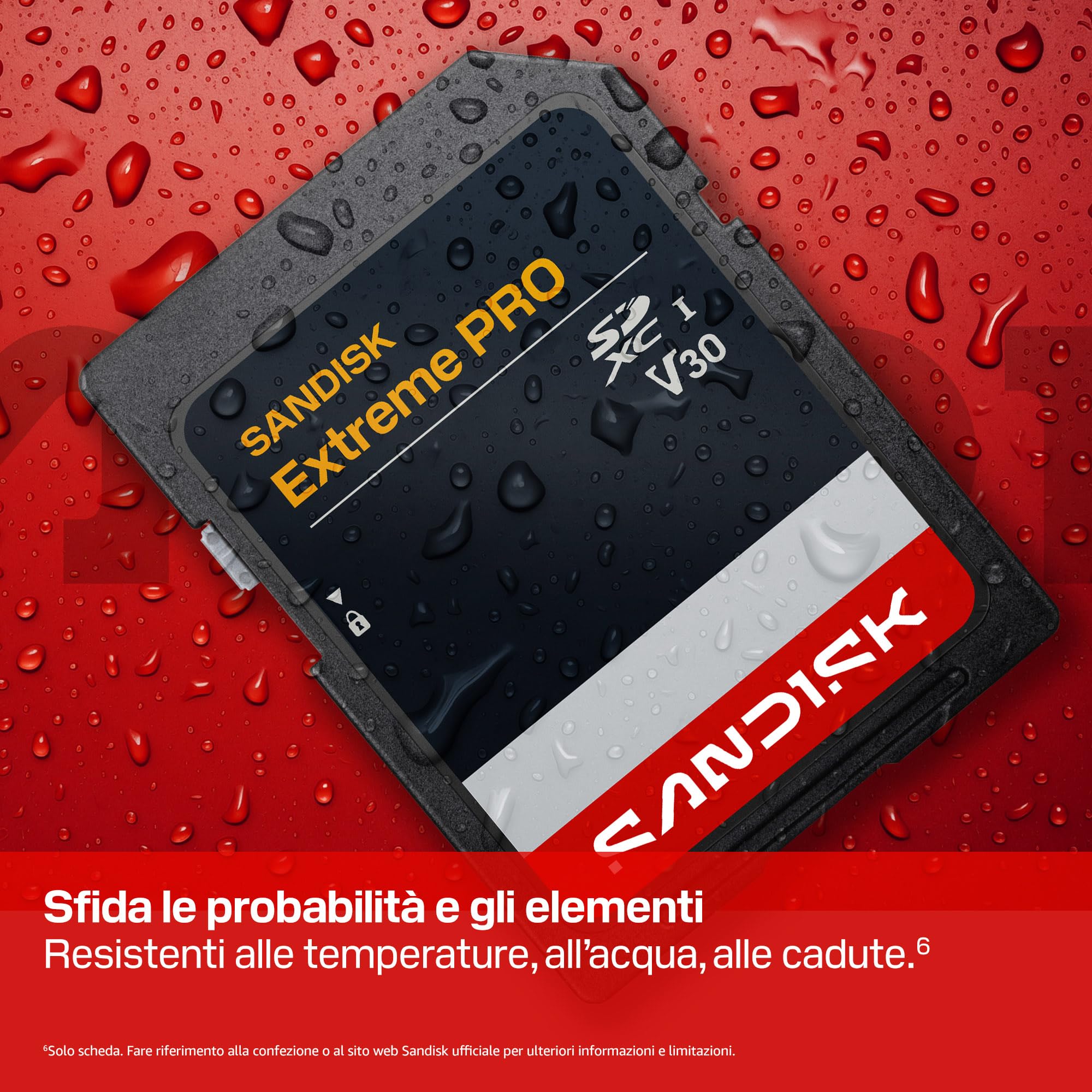 SANDISK Extreme PRO Scheda SD UHS-I da 512 GB (fino a 250 MB/s velocità di lettura e fino a 170 MB/s velocità di scrittura, video in 4K UHD, U3, V30) Memory Zone App