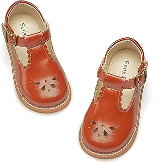 Felix & Flora Toddler Little Girl Mary Jane Dress Shoes - Ballet Flats for Girl Party School Shoes