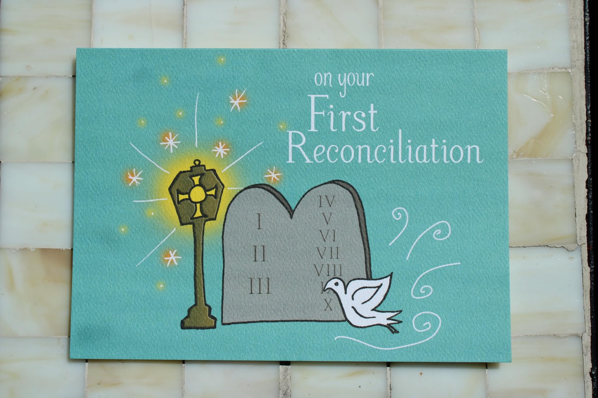Salutare Stationery First Reconciliation Card