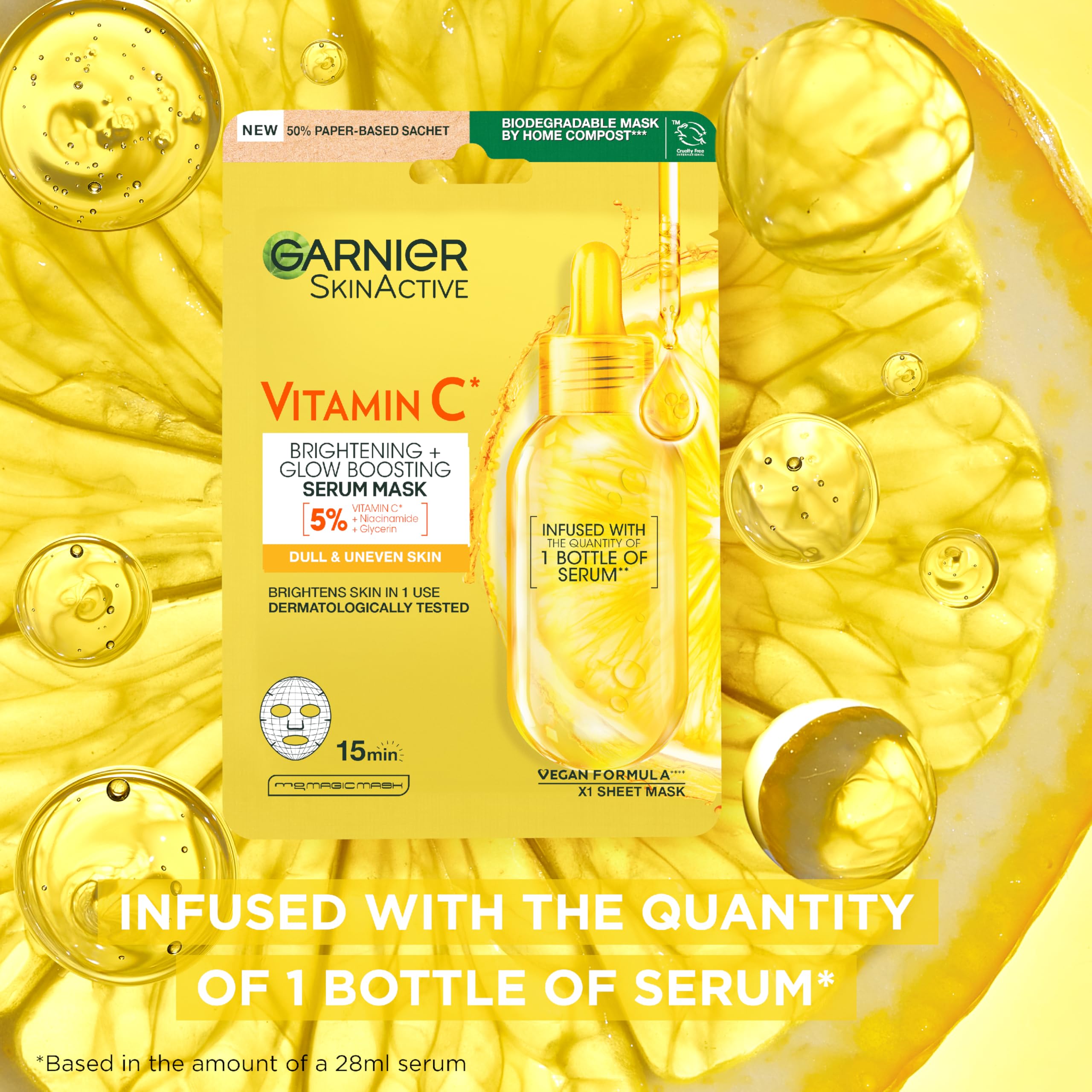 Garnier Vitamin C Glow Getter Giftset - Brightens Skin, Reduces