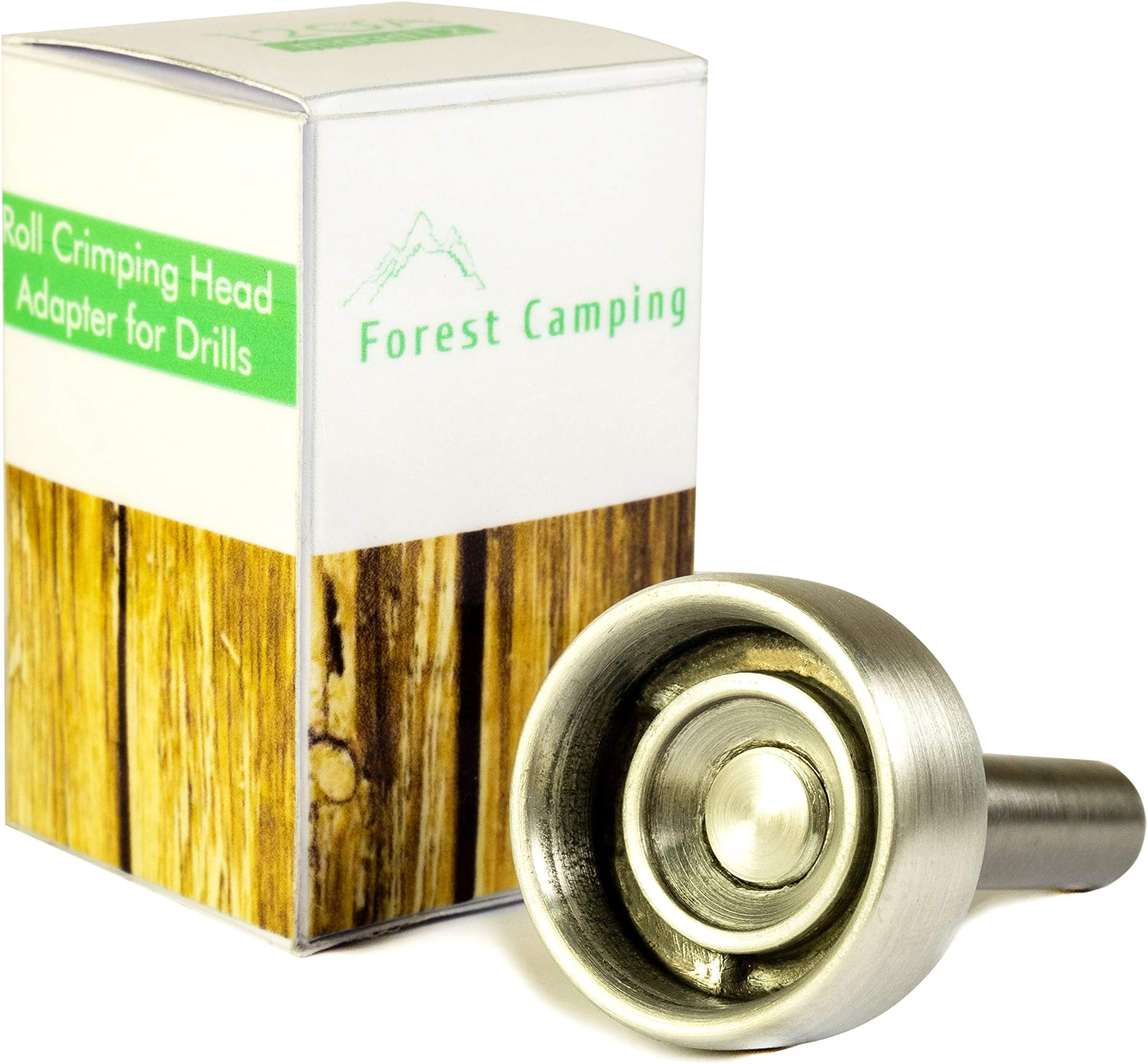 Forest Camping 12GA Roll Crimping Head + Adapter for Drills Shotgun Shell Reloading Crimp Reloader 12 Gauge