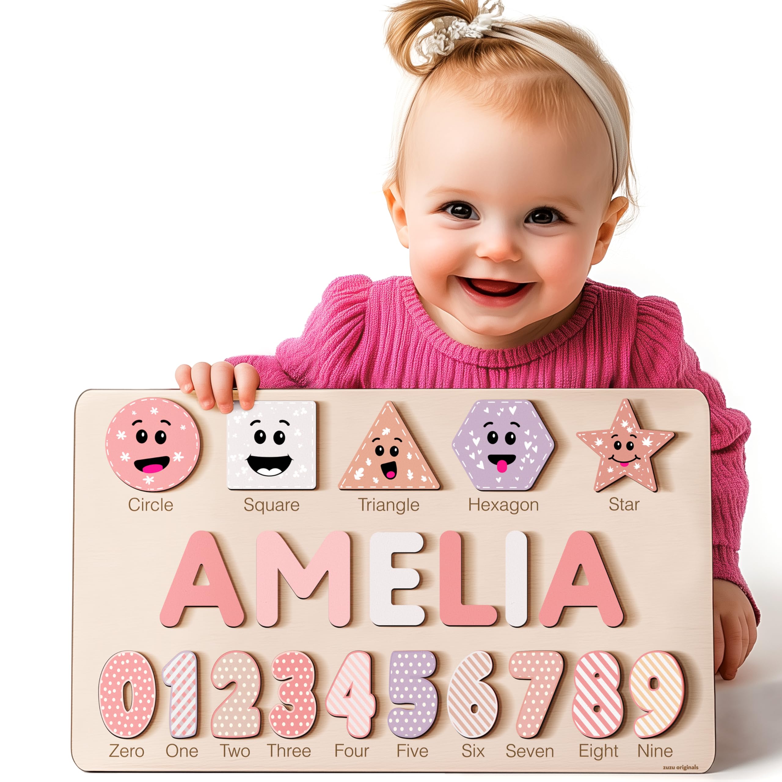 Wood Name Puzzle, Kid Gift, Toddler Name Puzzle, Baby Name Puzzle, Baby Gift, Baby Boy Gift, Baby Girl Gift, Toddler Gift, Birthday Gift, Toddler Toy, Baby Toy, Montessori, Custom Puzzle