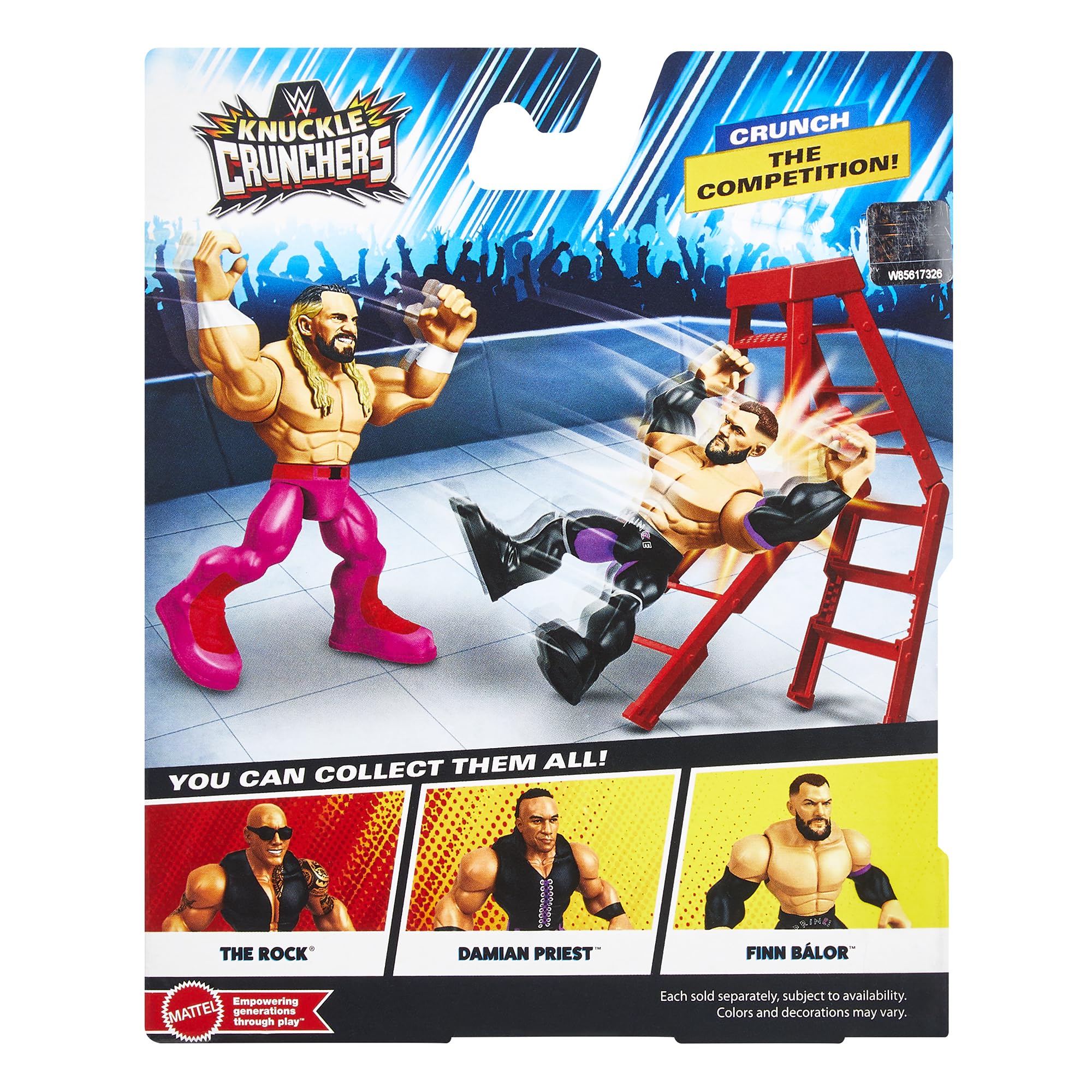 Amazon.com: WWE Seth Rollins (Purple) Knuckle Crunchers 4 Toy