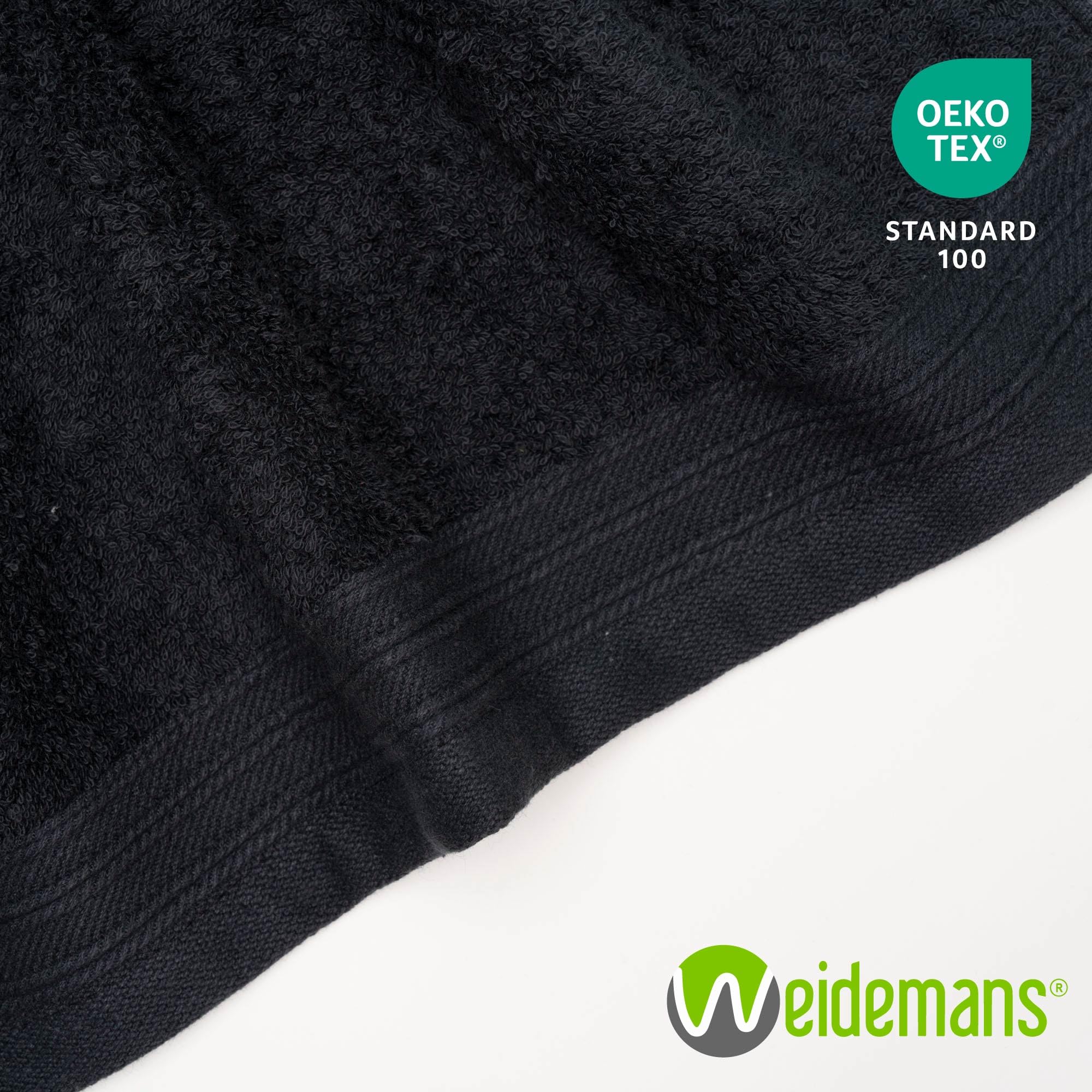Juego de 8 toallas de mano prémium de 18 x 30 pulgadas, color: negro, 100% algodón, 8 toallas de mano ultra suaves y altamente absorbentes para baño, gimnasio, hotel, spa, lavable a máquina
