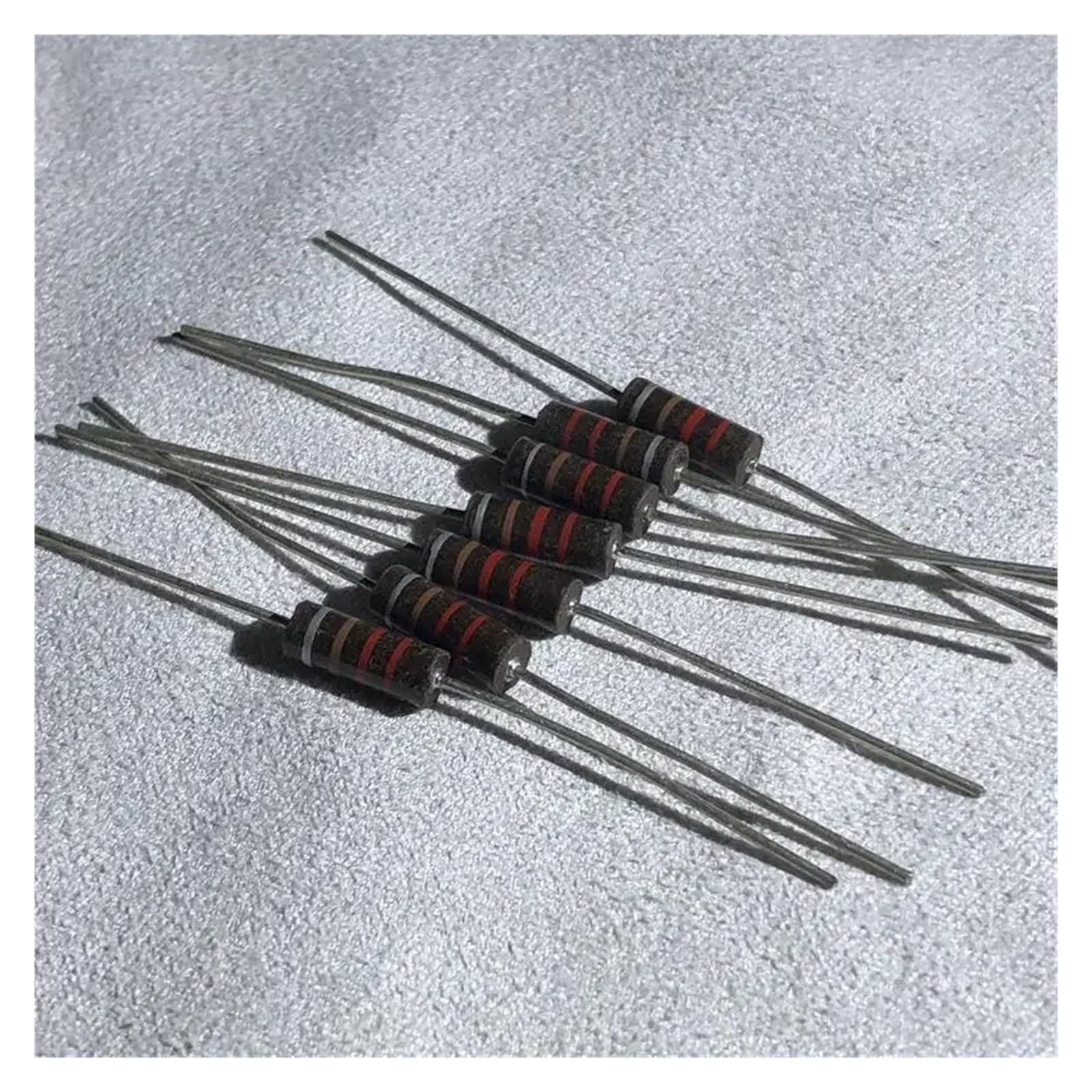 LEOTNNDQ 10PCS AB1/2W 220R Film Audio Coupling Resistors