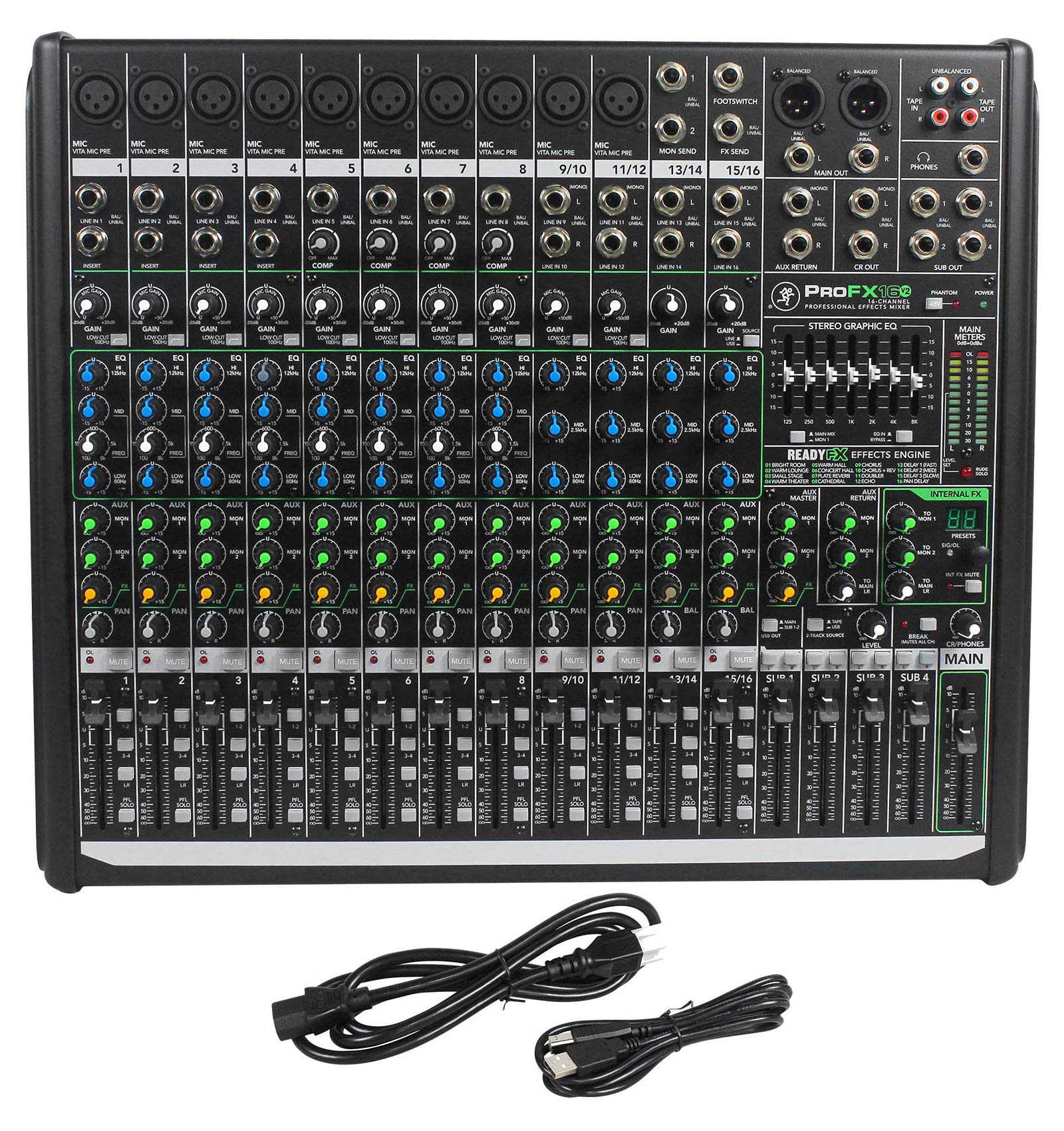 Amazon.com: Mackie ProFX16v2 16-Channel 4-Bus FX Mixer with USB