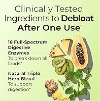 Vista 8 de HUM Flatter Me Suplemento de fibra para mujeres y hombres, prebióticos y enzimas digestivas para apoyar el peso y la hinchazón, la salud digestiva