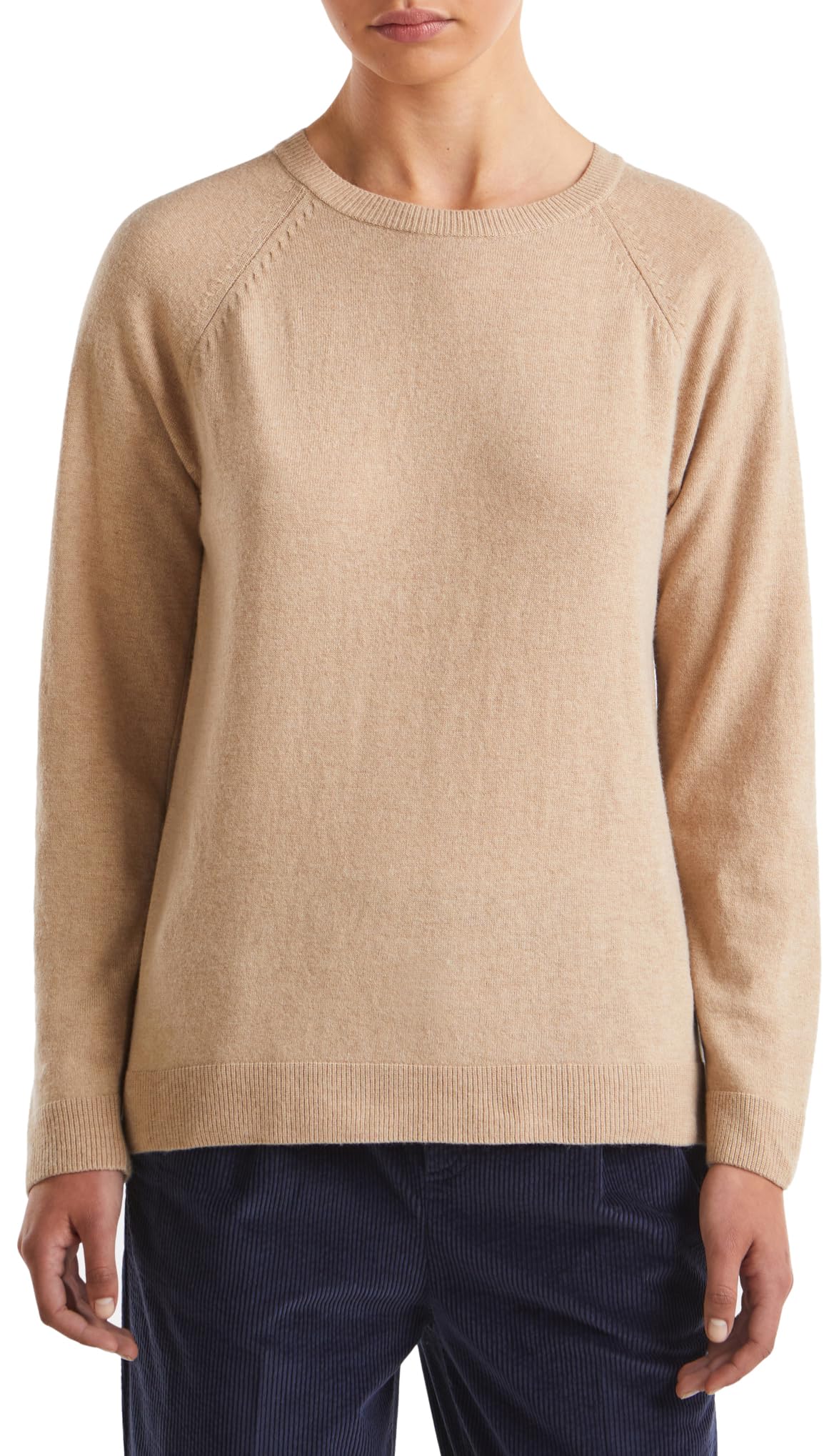 United Colors of Benetton Damen Maglia M/L 1035d1p17 Pullover (1er Pack)