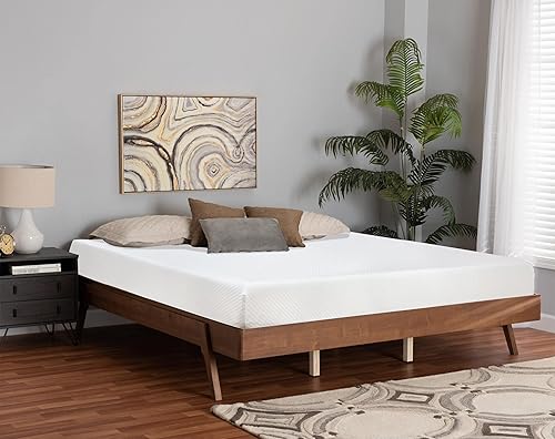 Colchón Queen de 10 pulgadas, colchón de espuma viscoelástica de gel Queen para un sueño cómodo y alivio de presión, colchones de firmeza media