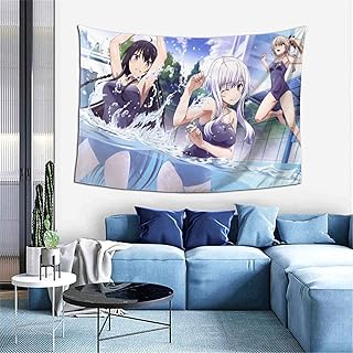 ミーシャ サーシャ魔王学院の不適合者 タペストリー おしゃれ モダン インテリア 壁飾り カスタム ウォールアート リビングルーム 部屋 ベッドルーム 新居祝い 150*102cm