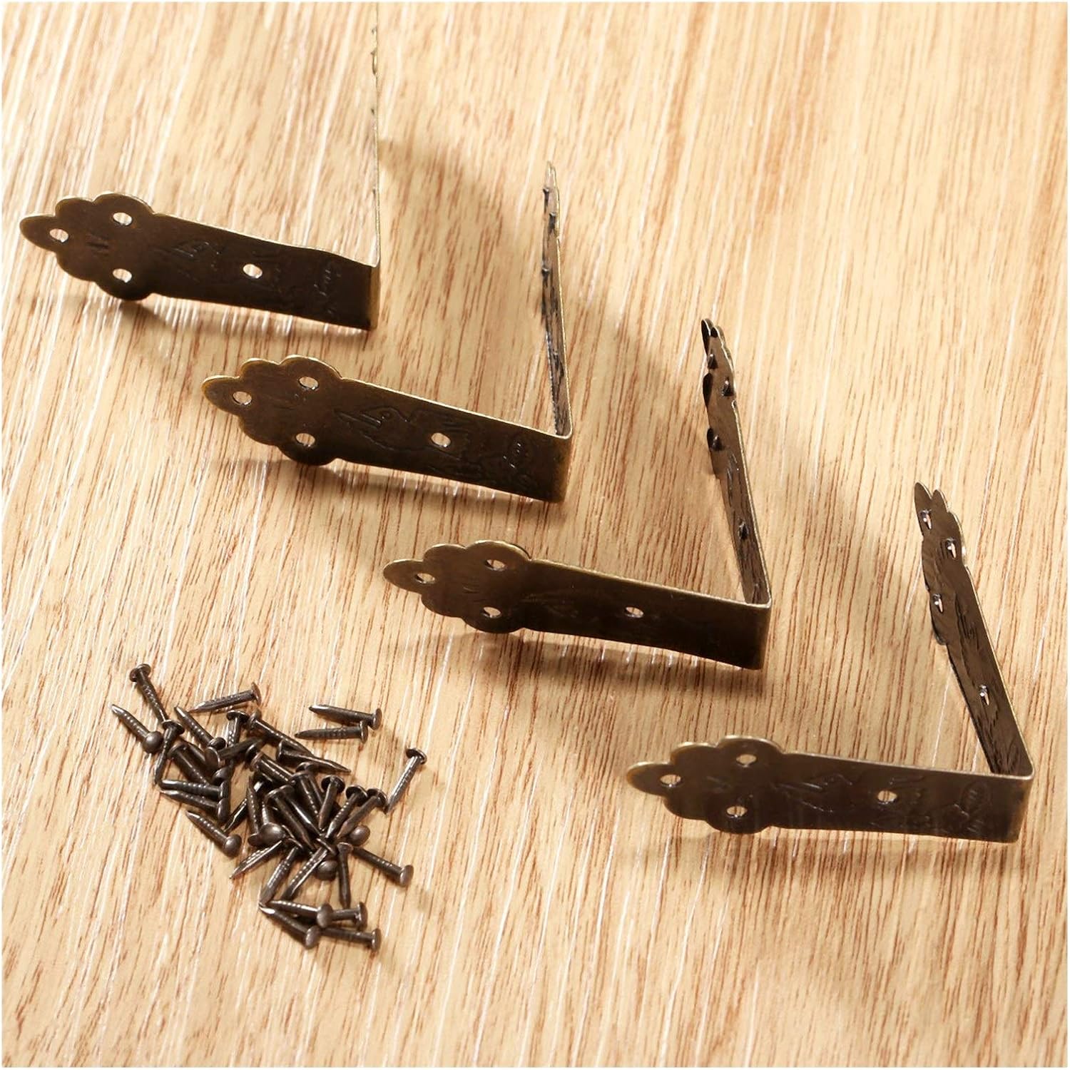 LYLY Corner Brace 4Pcs Corner Bracket Antique Furniture