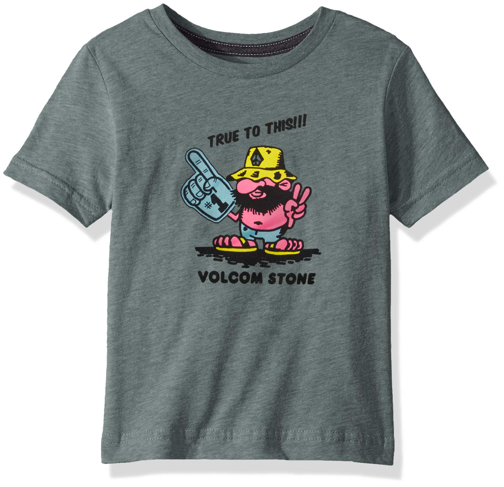 boys Volcom Little Boys' Big Fan Modern Fit Short Sleeve Tee T-Shirt