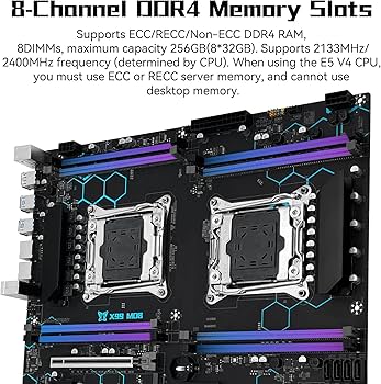 Amazon.com: SHANGZHAOYUAN X99 Dual CPU Motherboard Intel LGA 2011