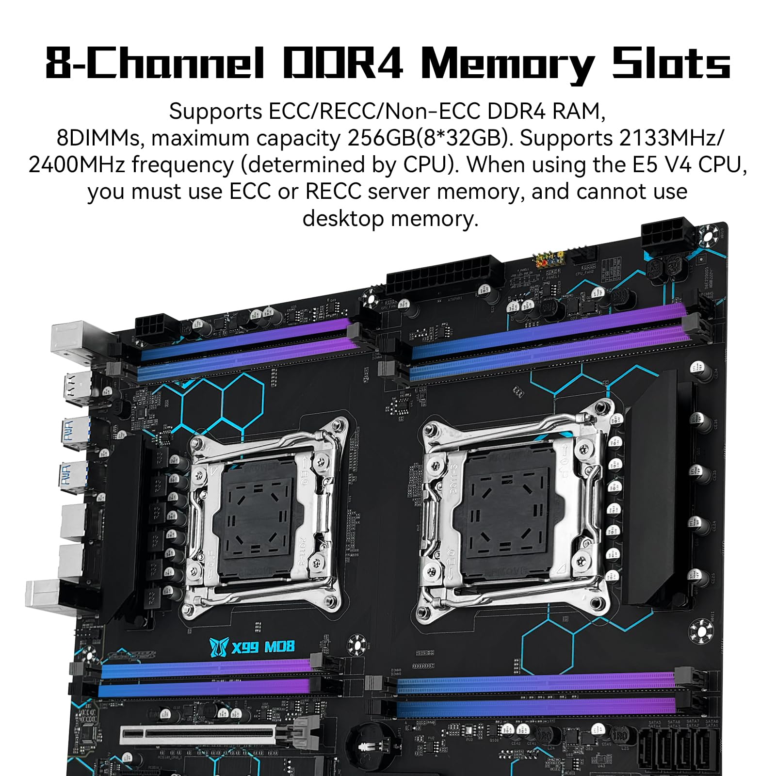 Amazon.com: SHANGZHAOYUAN X99 Dual CPU Motherboard Intel LGA