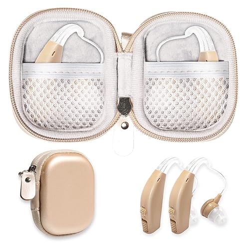 Funda protectora diseñada para audífonos, amplificador auditivo, amplificador de sonido personal, dispositivo auditivo, dispositivo auditivo, mini