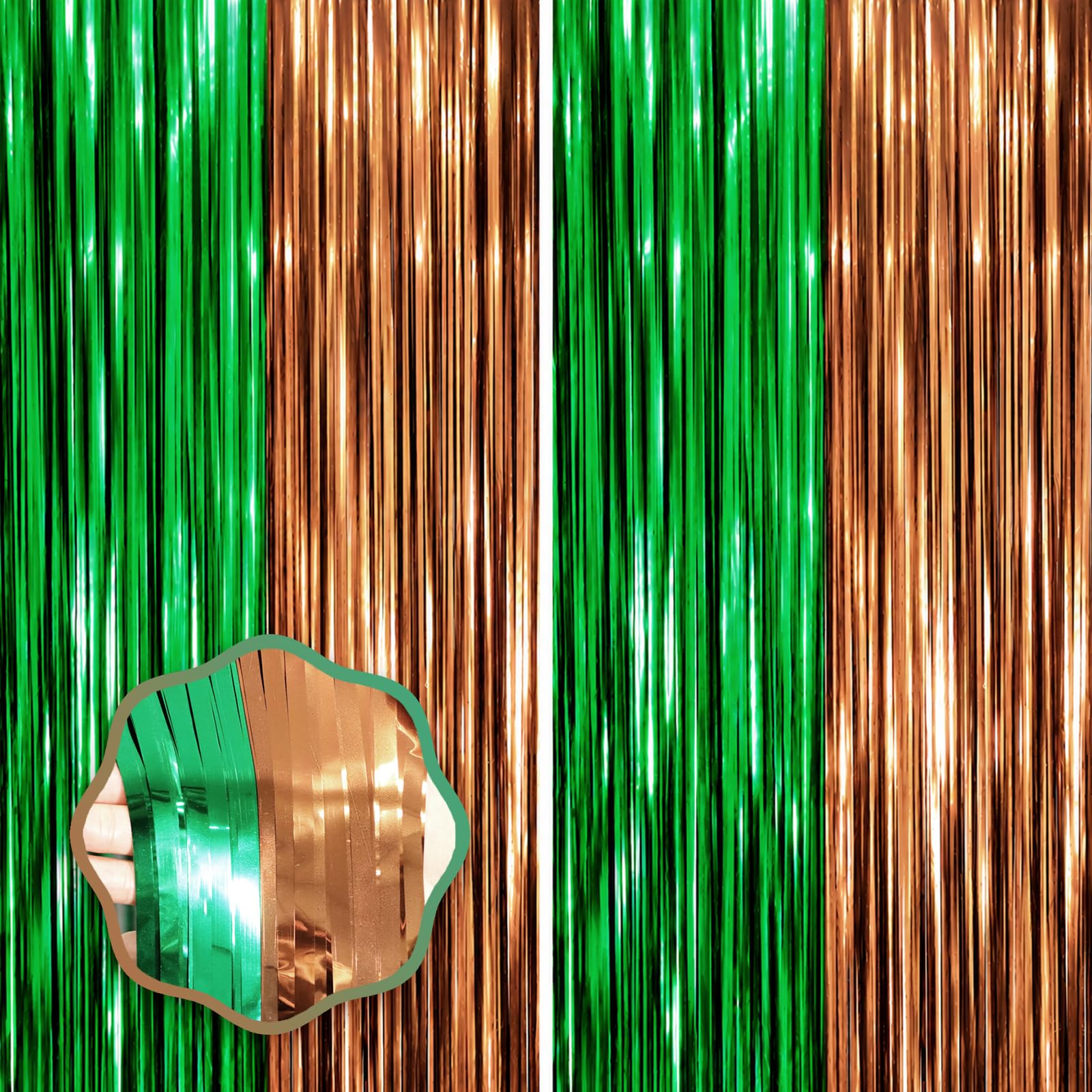 Pink Foil Fringe Backdrop - 3.3x6.6ft -21