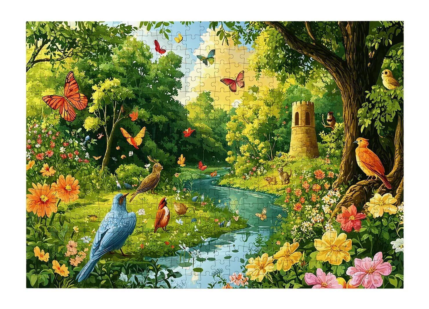 Puzzle dla dorosłych 1000, puzzle ogrodowe dla dorosłych -4832